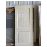 32in Solid Farmhouse White Int Door