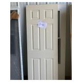 28in Hollow 6 Panel White Int Door