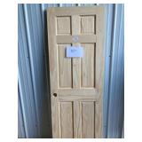 26in 6 Panel Solid Pine Right Handed Door