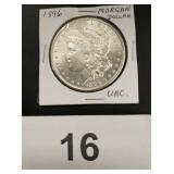 Morgan Silver Dollar - 1896 - unc