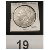 Morgan Silver Dollar - 1901-0 - unc