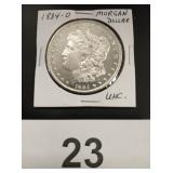 Morgan Silver Dollar - 1884-0 - unc