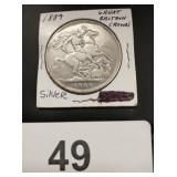 Great Britain Crown - 1889 - Silver
