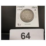 Barber Half Dollar - 1907-0