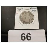 Barber Half Dollar - 1907-S