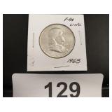 Franklin Half Dollar - 1963 - unc