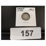 Barber Dime - 1913