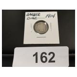 Barber Dime - 1914