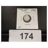Three Cents - 1852 - Silver