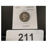 Liberty Nickel - 1884- - cents