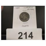 Liberty Nickel - 1888 - cents
