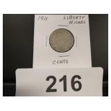 Liberty Nickel - 1911 - cents