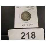 Liberty Nickel - 1883 - no cents