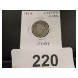 Liberty Nickel - 1884 - cents