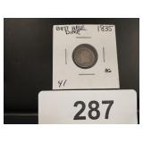 Bust Half Dime - 1835 - ag