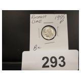 Roosevelt Dime - 1955-P - bu