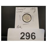 Roosevelt Dime - 1956-P - bu