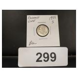 Roosevelt Dime - 1955-S - bu