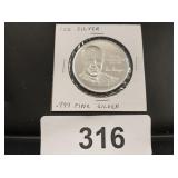 Gene Sarazen - 1 oz. silver - .999 fine silver