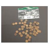Lincoln Wheat Pennies - (50)