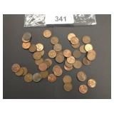 Lincoln Wheat Pennies - (50)