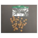 Lincoln Wheat Pennies - (50)