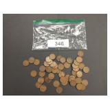 Lincoln Wheat Pennies - (50)