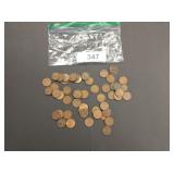 Lincoln Wheat Pennies - (50)