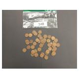 Lincoln Wheat Pennies - (50)