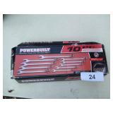 Powerbuilt 10 Piece Metric Combination Wrench Set