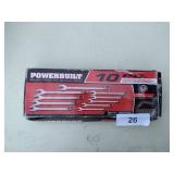 Powerbuilt 10 Piece Combination Wrench Set