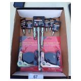 (2) Ratchet Tie Downs, Wobble Extension Set &