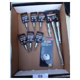 Wobble Extension Set, 6 3/16 inch Star Sockets,