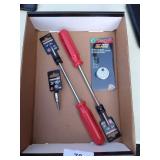 (2) #3 8 inch Screw Drivers, Gapper &