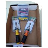 (2) 6 in 1 Screwdriver and Mini LED Flashlights