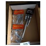 Powerbuilt 3pc. 1/2" Extension Bar Set & S Hooks