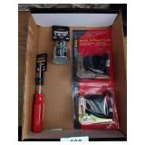 (2) Ratchet Straps & Powerbuilt Tools