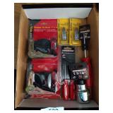 (2) Ratchet Straps & Powerbuilt Tools