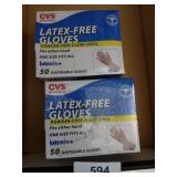 (2) Boxes Latex-Free Disposable Gloves