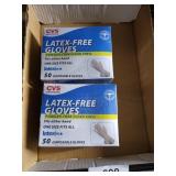 (2) Boxes Latex-Free Disposable Gloves
