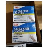 (2) Boxes Latex-free Disposable Gloves