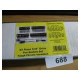 53pc. 38" Drive Pro Socket Set