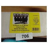 6pc. 1/2" Drive Impact Pro Axle Socket Set
