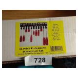 11pc. Professional Screwdriver Set