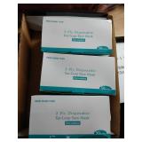 (3) Boxes Disposable Face Masks