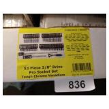 53pc. 3//8" drive Pro Socket Set