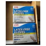 (2) Boxes Latex-Free Disposable Gloves