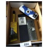 (2) Wire Brushes, 2" Stanley Paint Brush &
