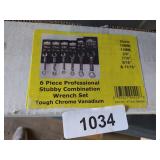 Powerbuilt 6pc Stubby Combination Wrench Set