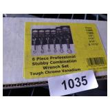 Powerbuilt 6pc Stubby Combination Wrench Set